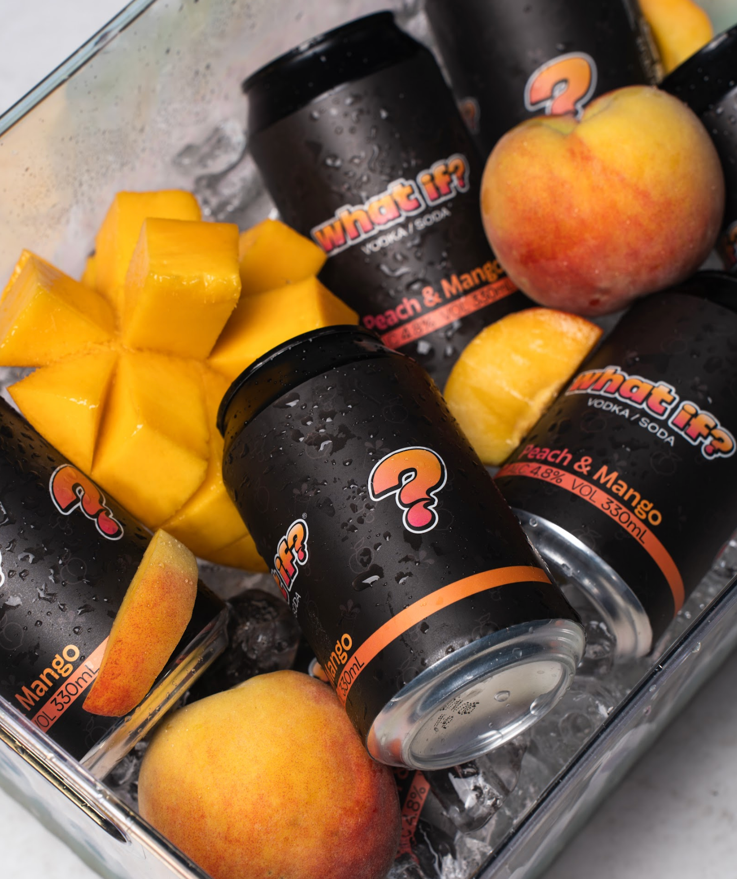 Vodka Peach & Mango 4.8% Cube (16 Cans)